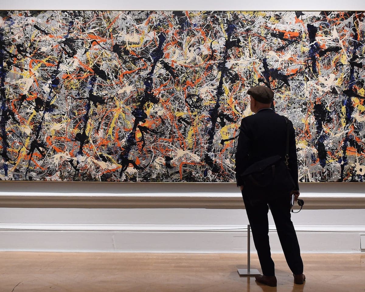 Blue Poles by Jackson Pollock