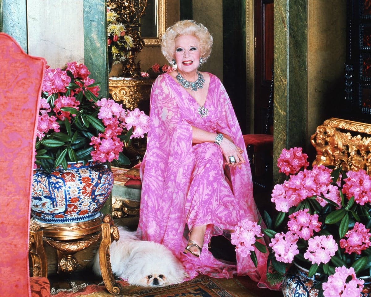 Barbara Cartland in the 70s.