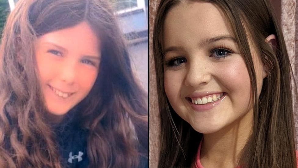 A composite image of two school pupils who lost their lives when hit