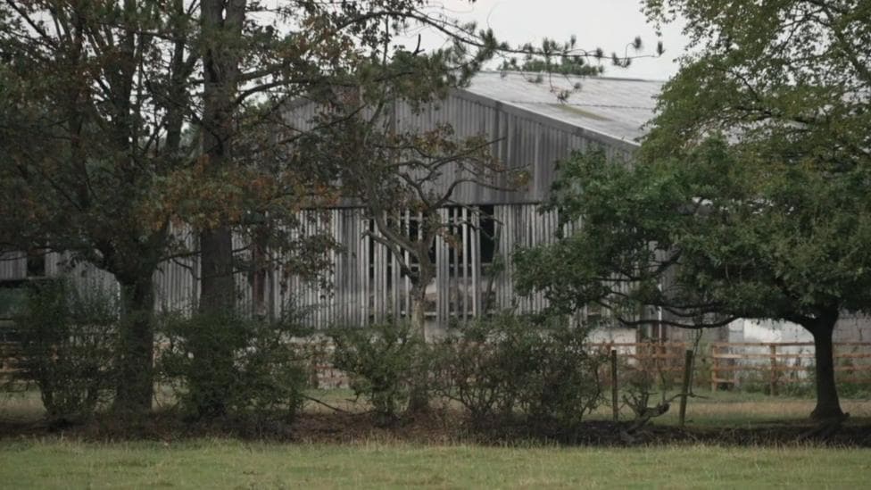 Exterior shot of a farm.
