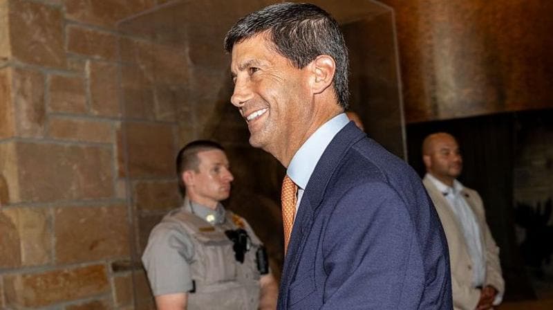 Federal Reserve Chairman Kevin Warsh attends a dinner at the Jackson Hole Economic Symposium