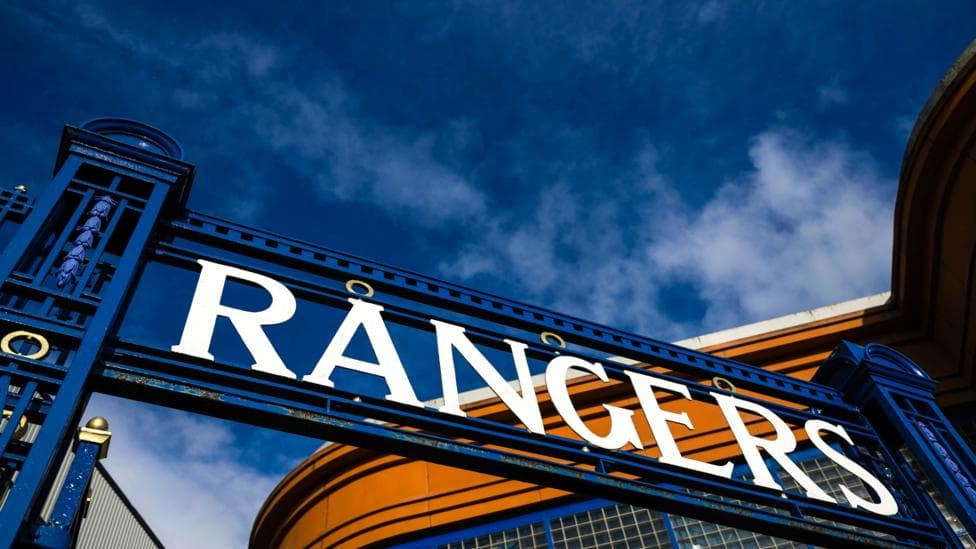 A general view of Ibrox Stadium, home of Rangers