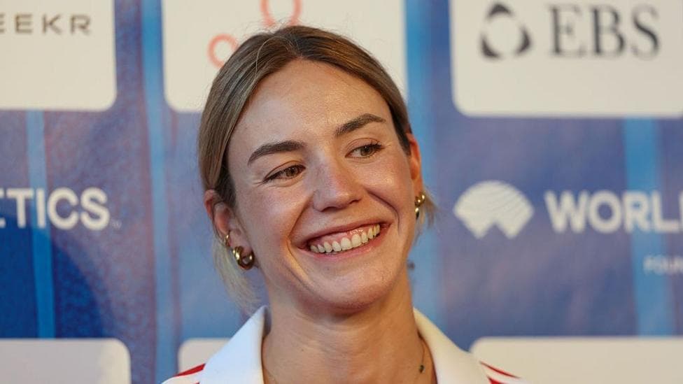 Cassandre Beaugrand smiles at the Diamond League in Monaco in July