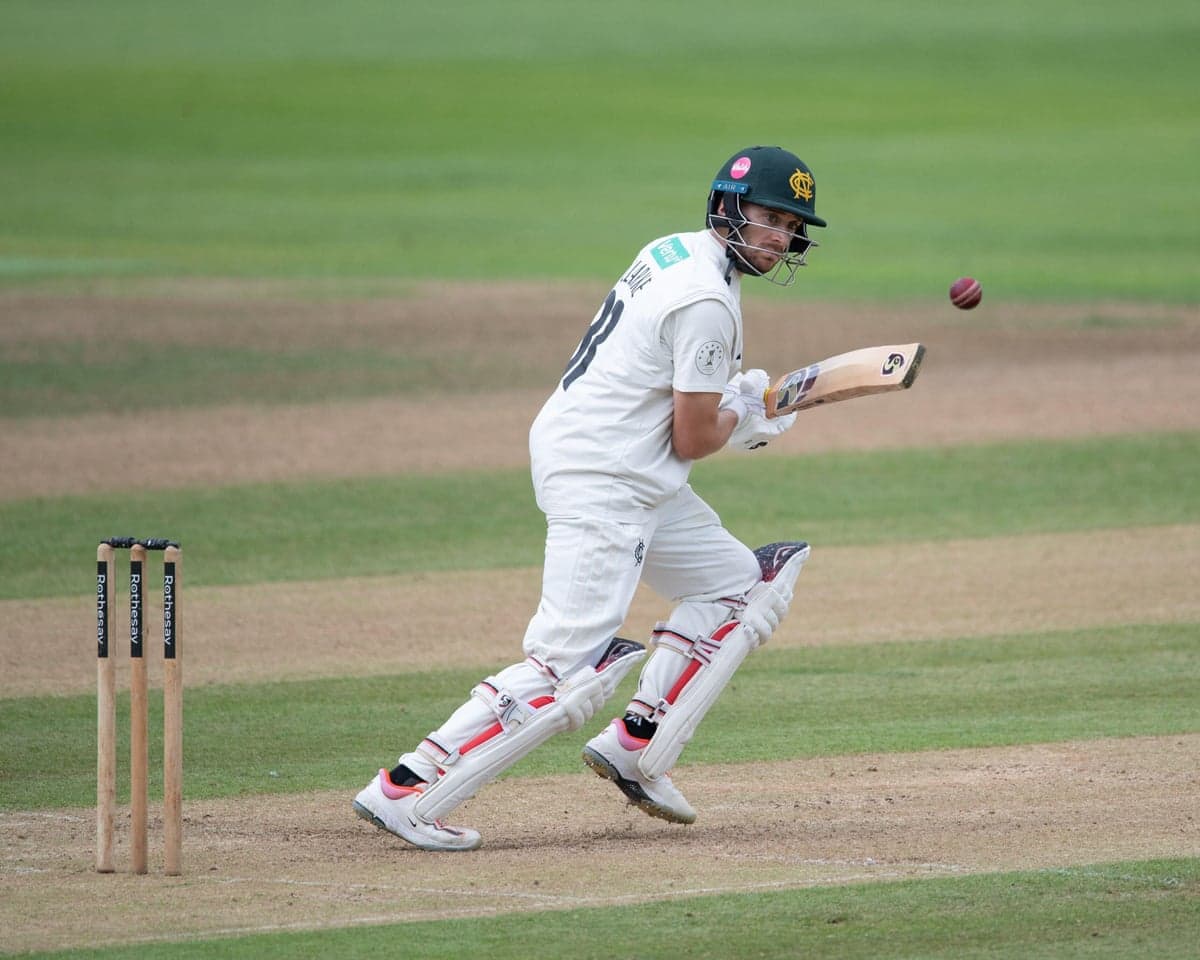 Joe Clarke scored 150 for Nottinghamshire in their draw with Warwickshire.