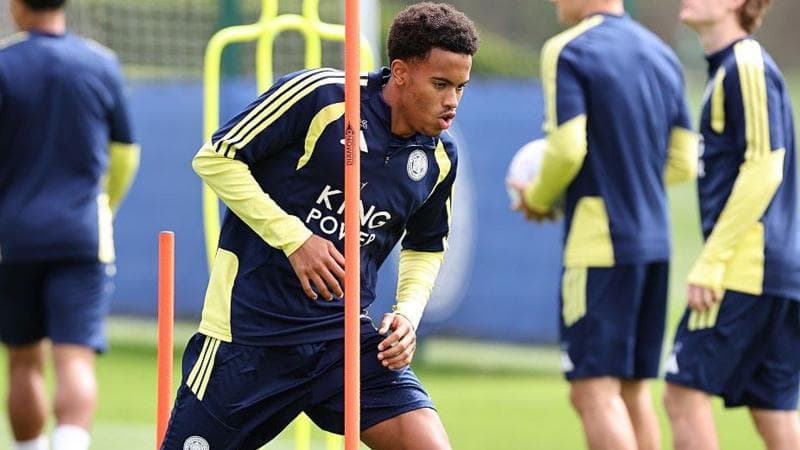 Leicester midfielder Louis Page