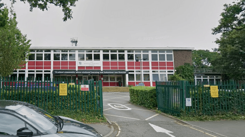 A Google Street image of the outside of a school building.