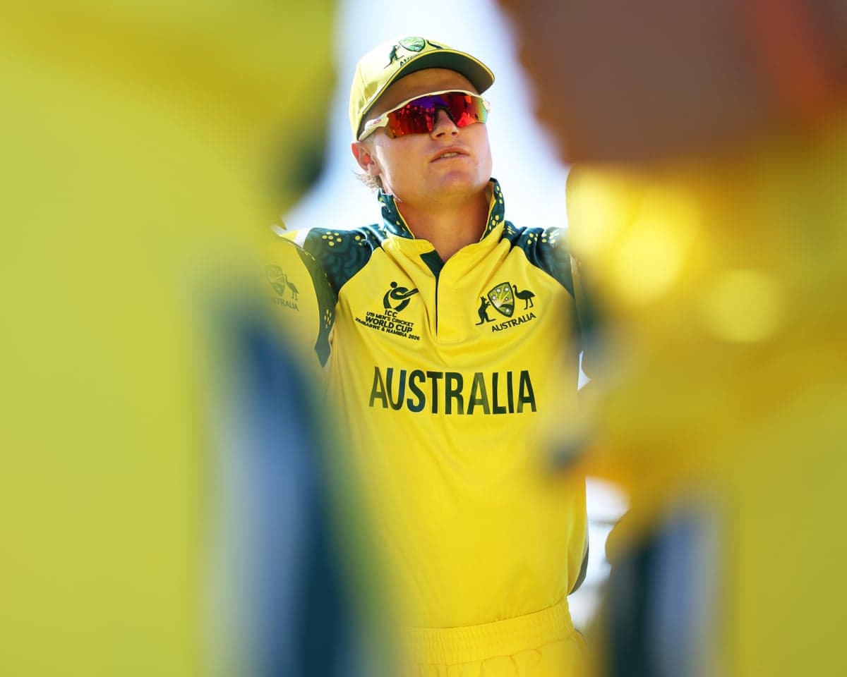 Ollie Peake during the ICC U19 Cricket World Cup
