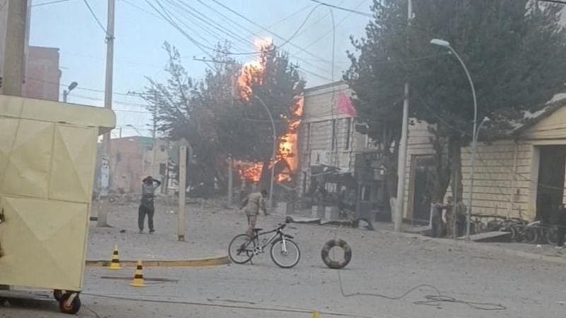 An explosion at a military unit in Viacha, Bolivia September 4, 2026, in this screengrab taken from a social media video.