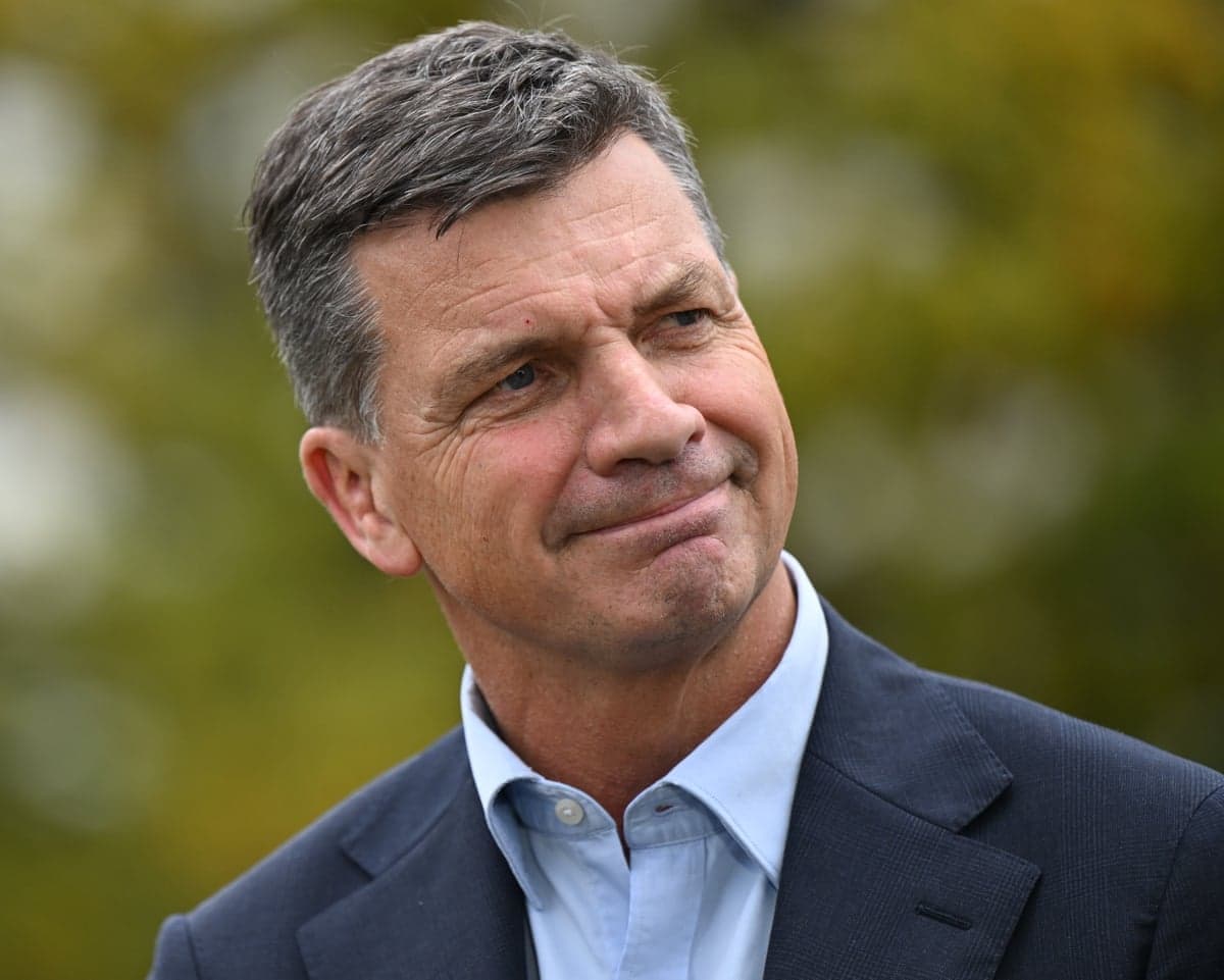Australian Opposition leader Angus Taylor