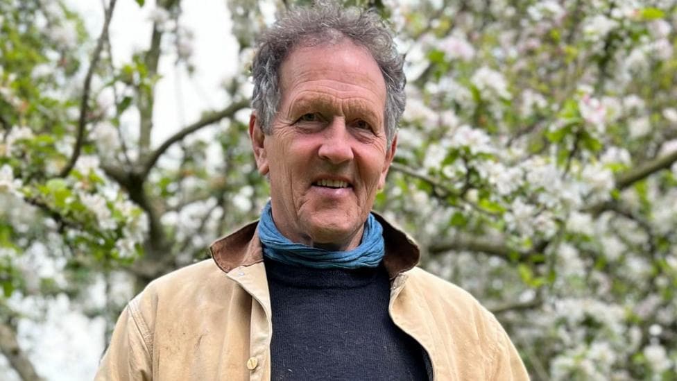 Monty Don pictured on Gardeners' World in 2024