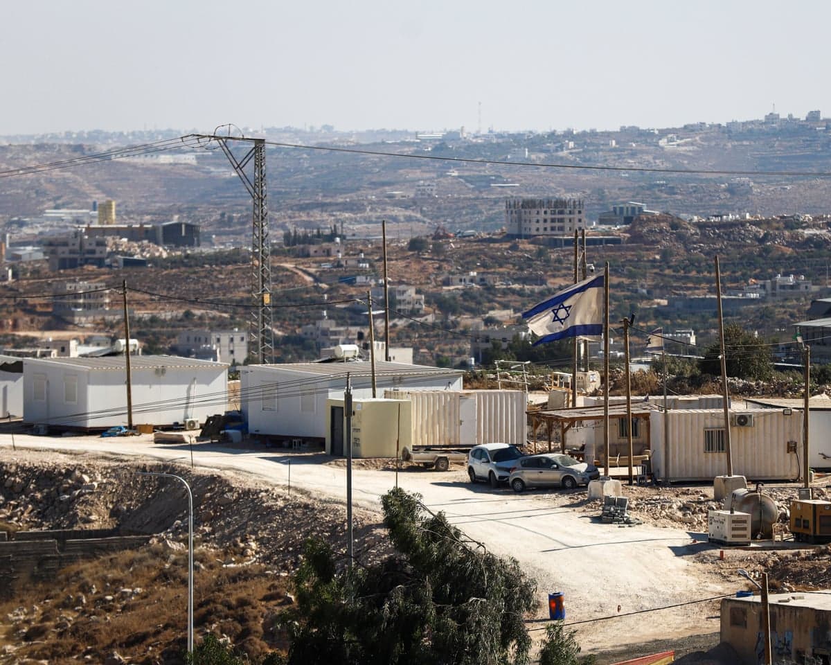 Israeli settlement projects in the Maale Arugot area of the West Bank, Palestine.