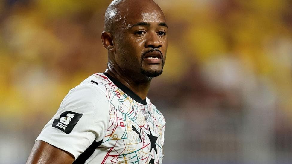 Jordan Ayew in action for Ghana during the 2026 World Cup