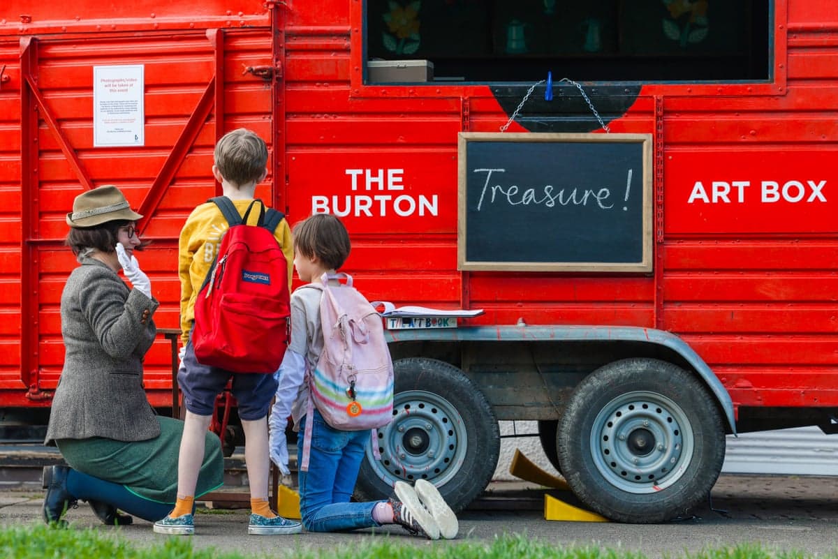 The Burton at Bideford’s Art Box.