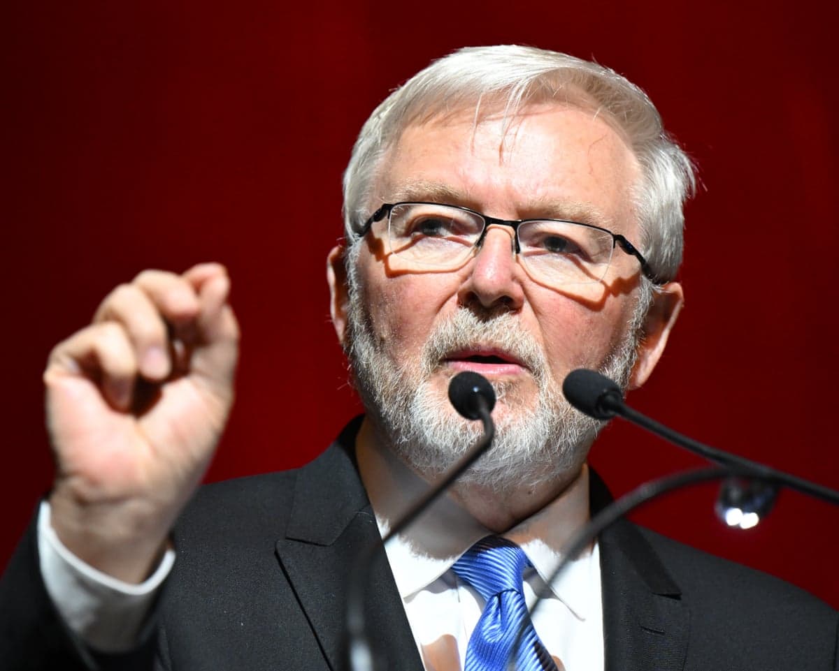 Former prime minister Kevin Rudd