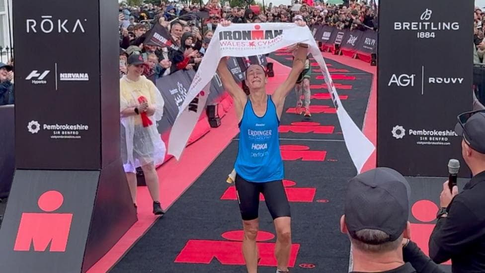 Nikki Bartlett wins Ironman Wales 2026