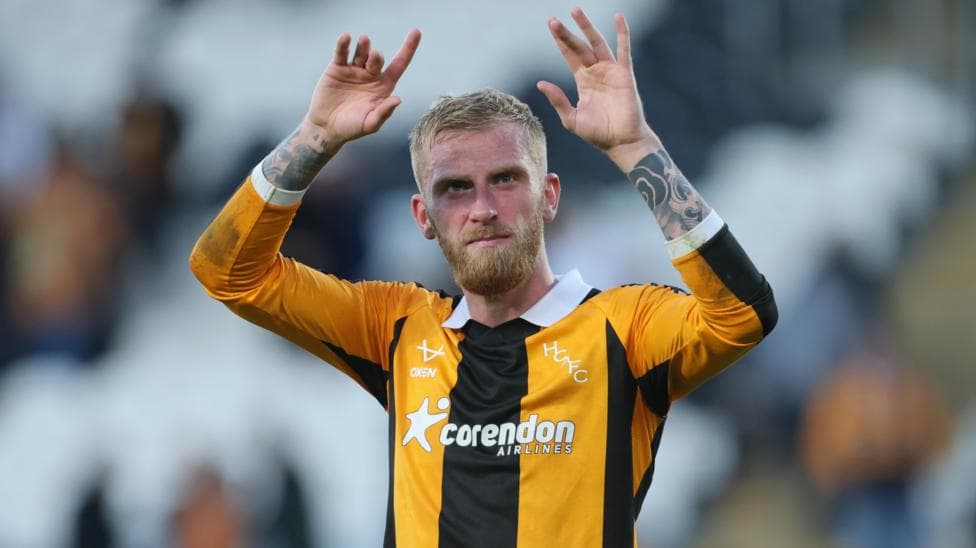 Hull City forward Oli McBurnie