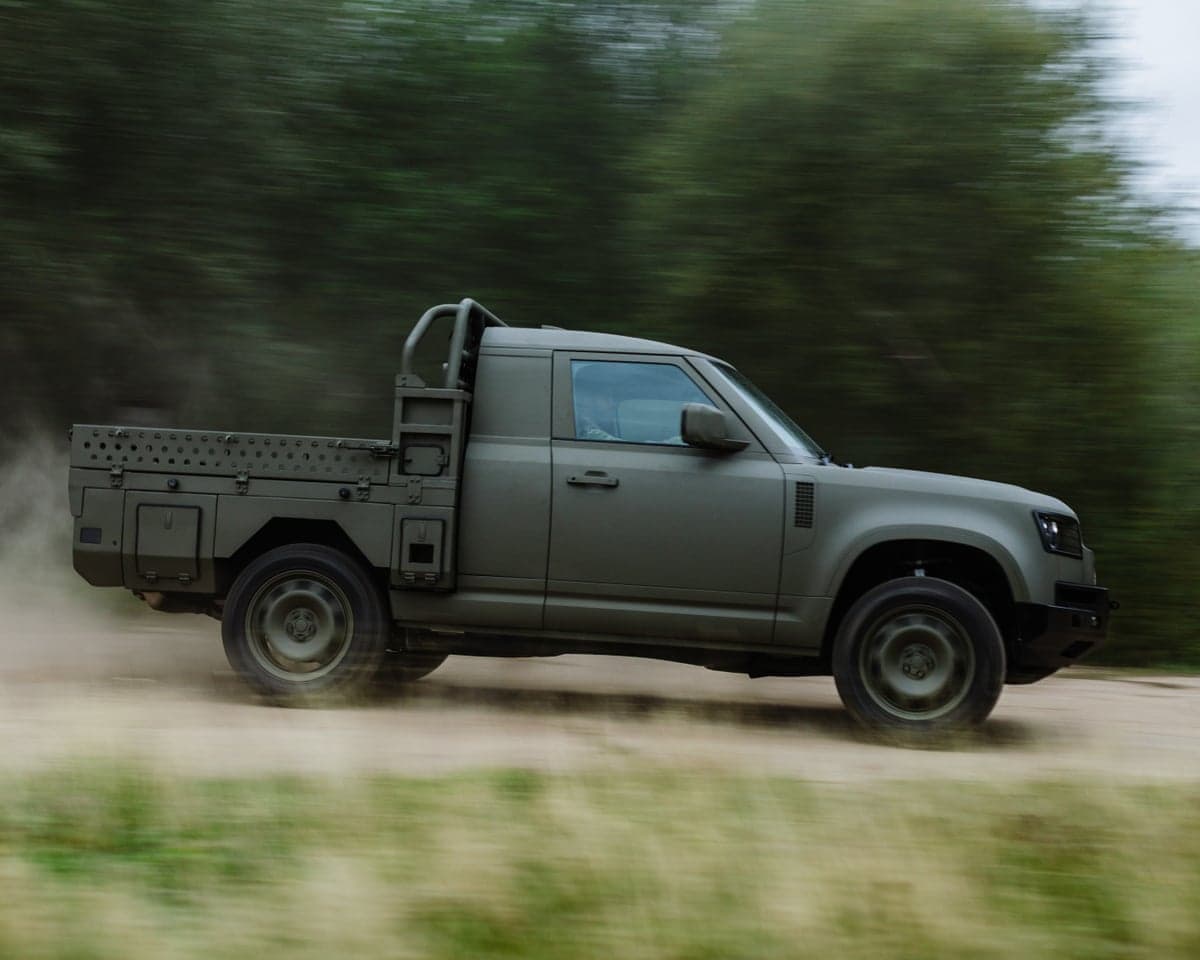 Jaguar Land Rover Defender Wolf Series II military vehicle