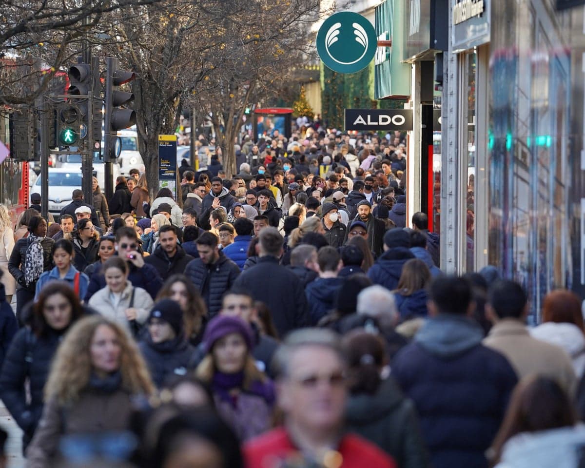 A busy street in London
