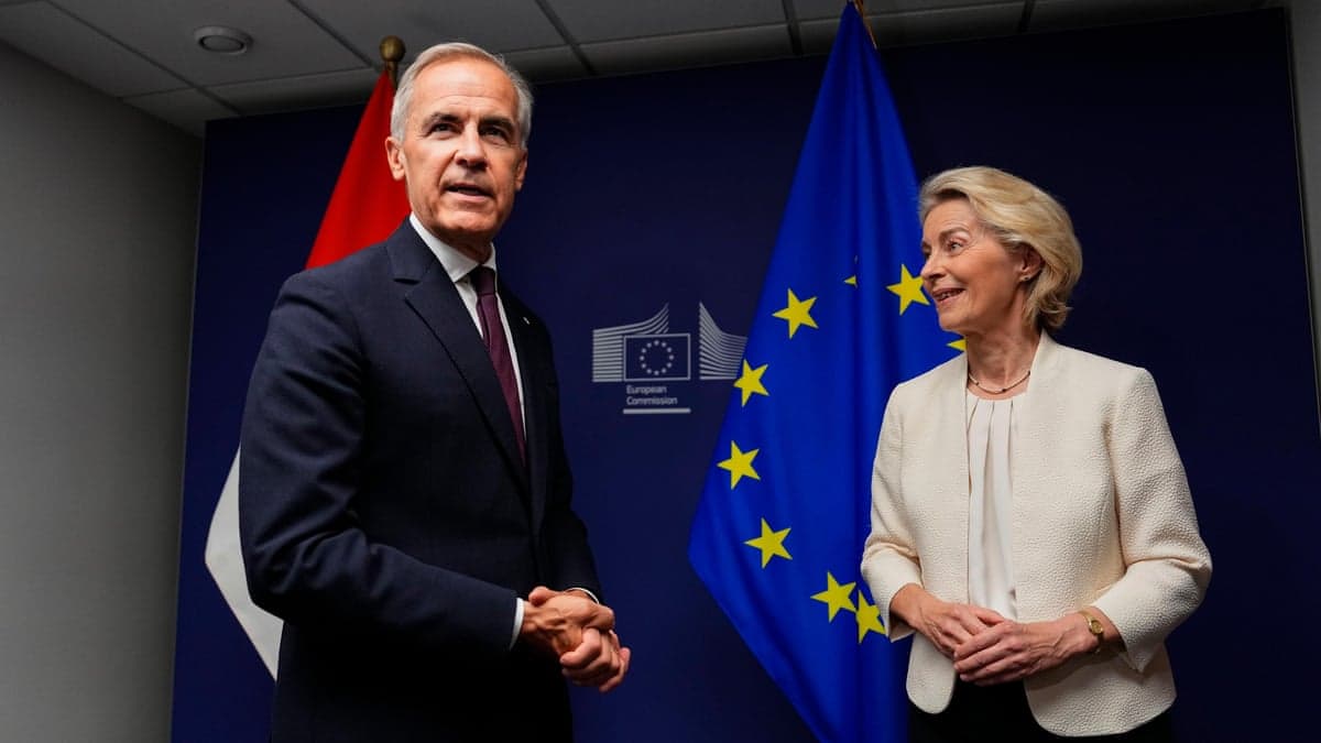 Carney at the European Parliament in Strasbourg