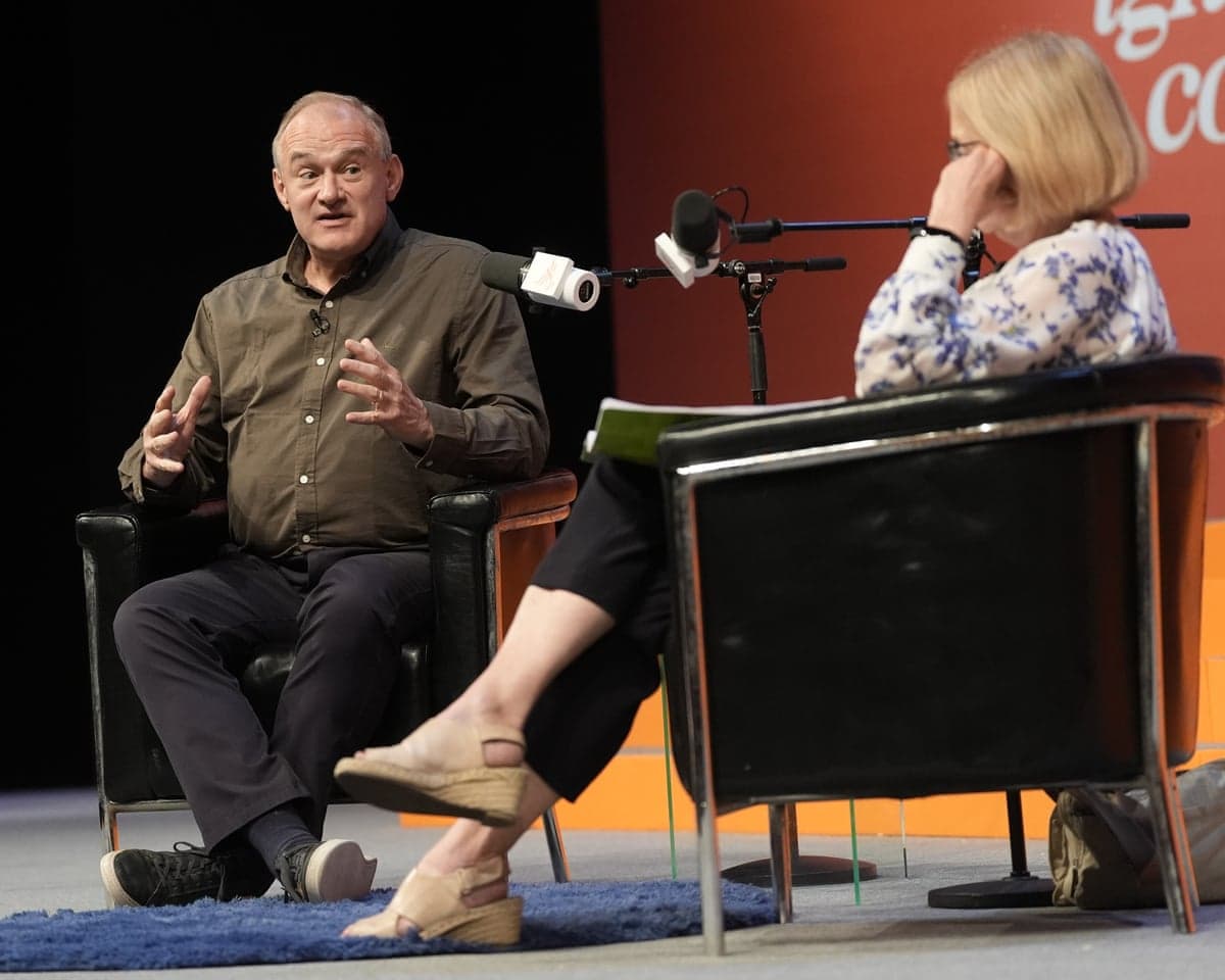 Ed Davey at the Liberal Democrat party conference.