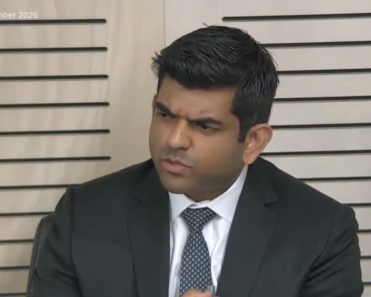 Icac witness Sharangan Maheswaran giving evidence on Monday.
