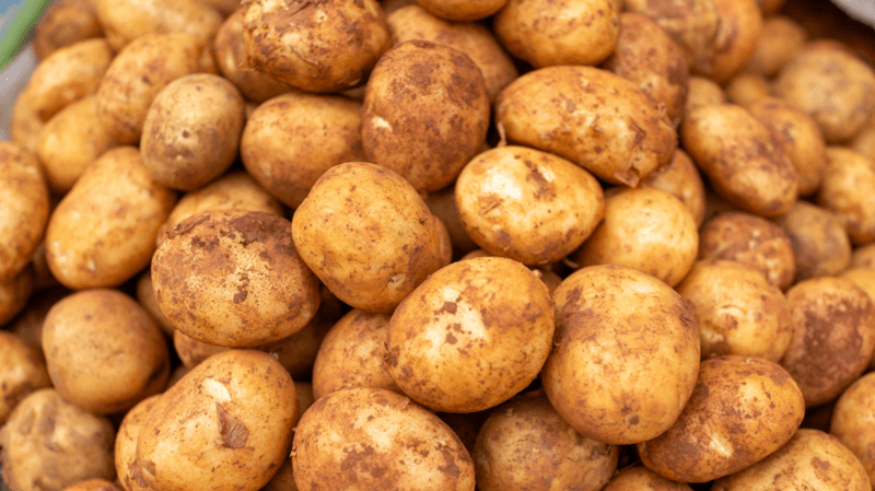 A selection of potatoes.