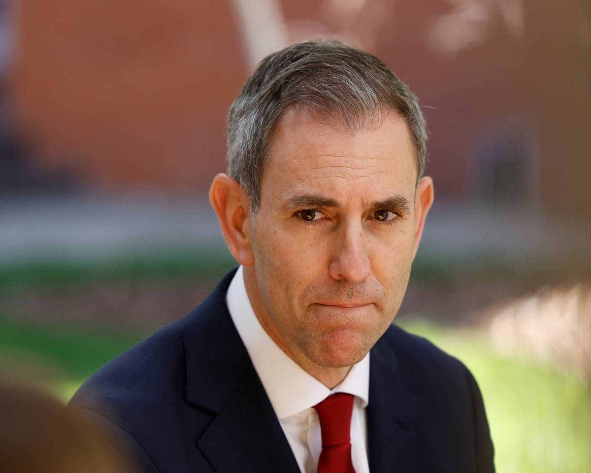 Jim Chalmers at the Australian National University on Monday