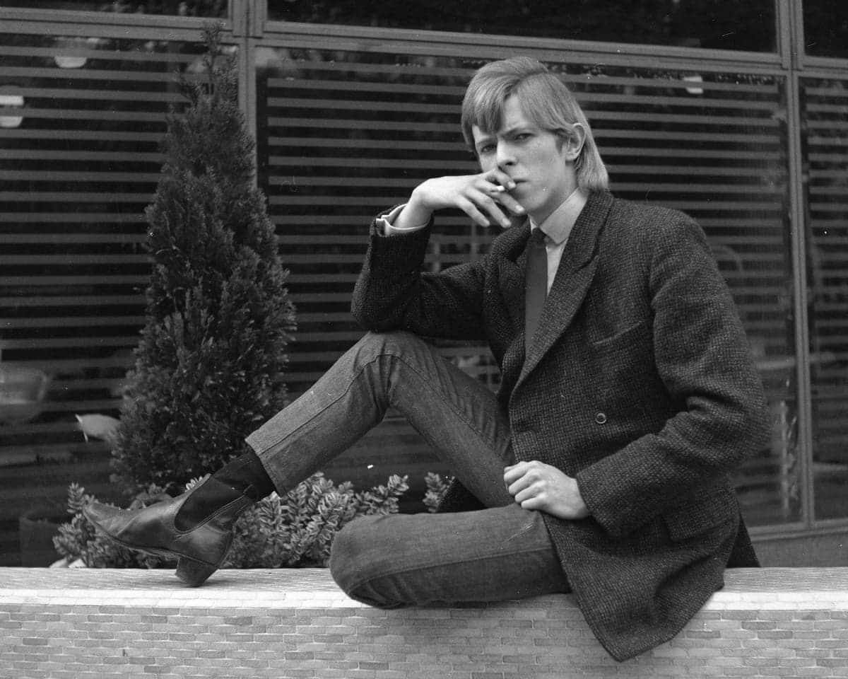 David Bowie in 1965, aged 19, when he went as Davie Jones.