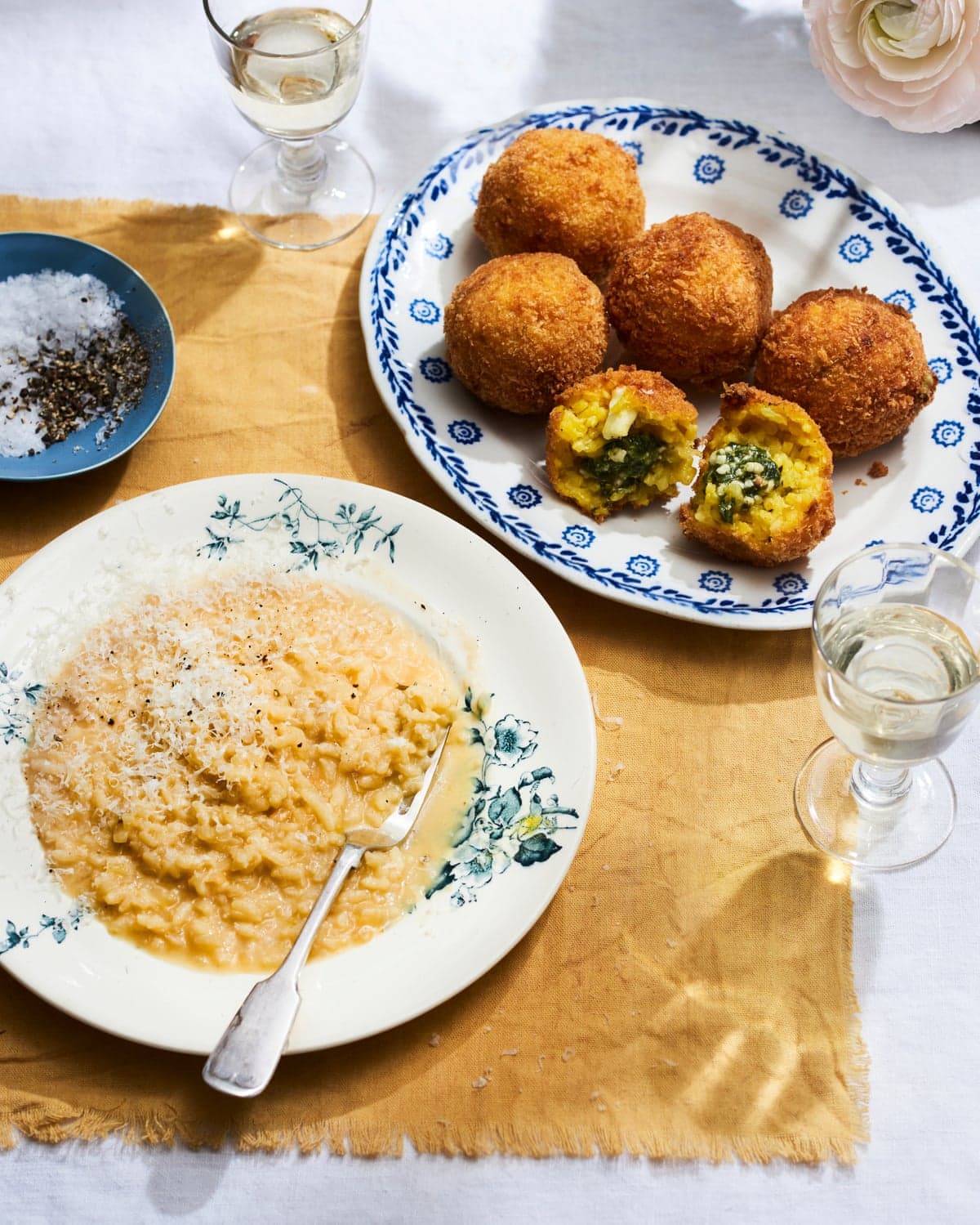 Felicity Cloake’s risotto and arancini. Not soggy.