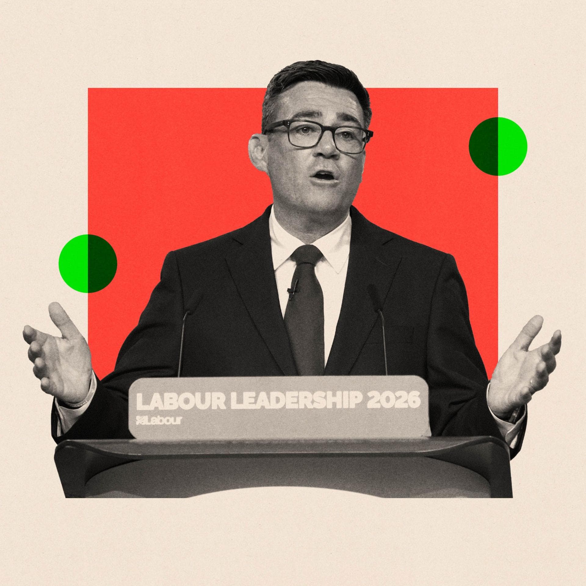 A treated image of Andy Burnham