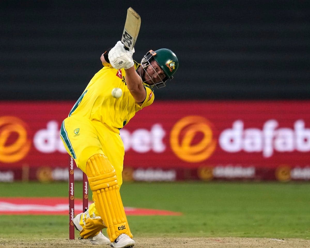 Australia's Matt Renshaw plays a shot during the first one day international between South Africa and Australia, in Durban, South Africa.