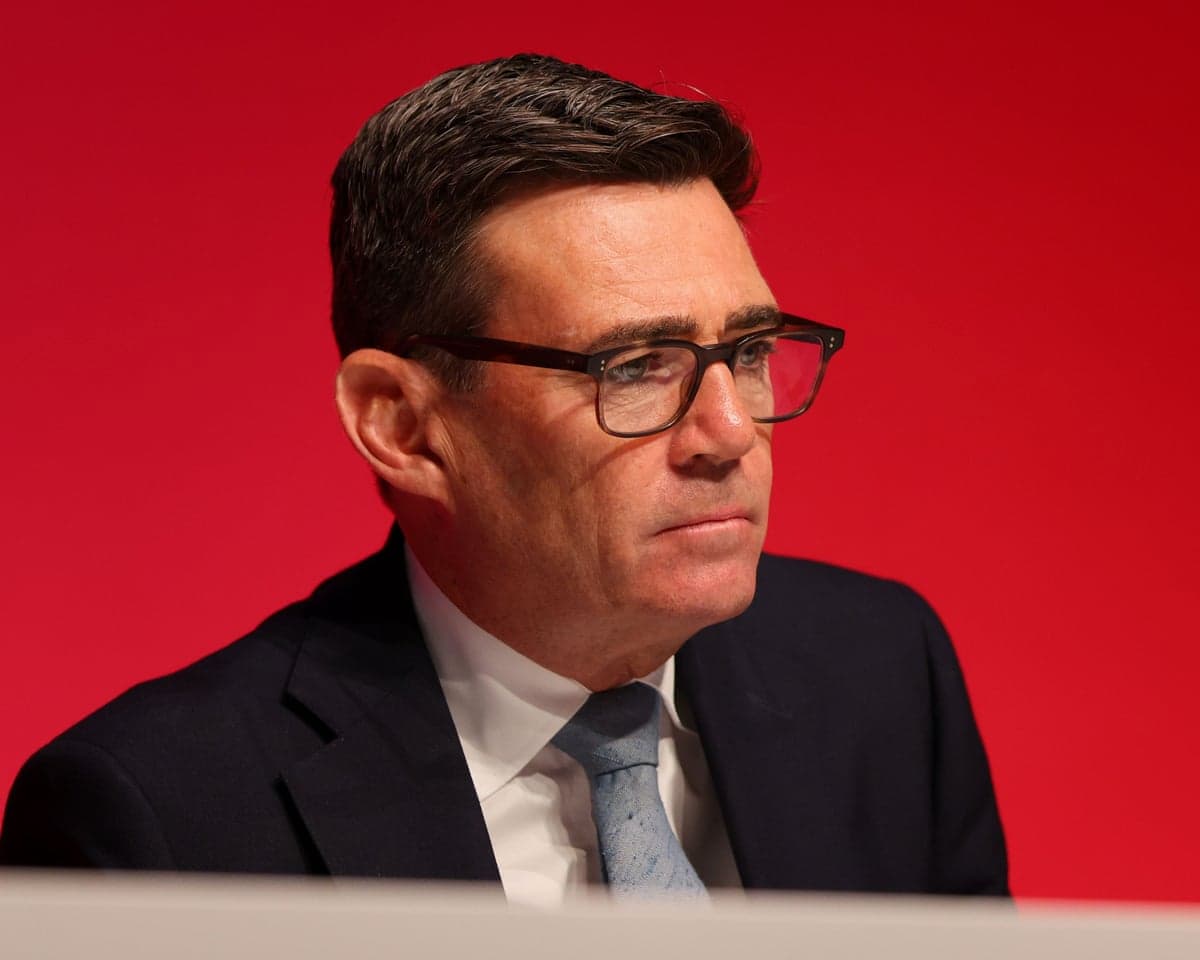 Andy Burnham at the Labour party conference yesterday in Liverpool.