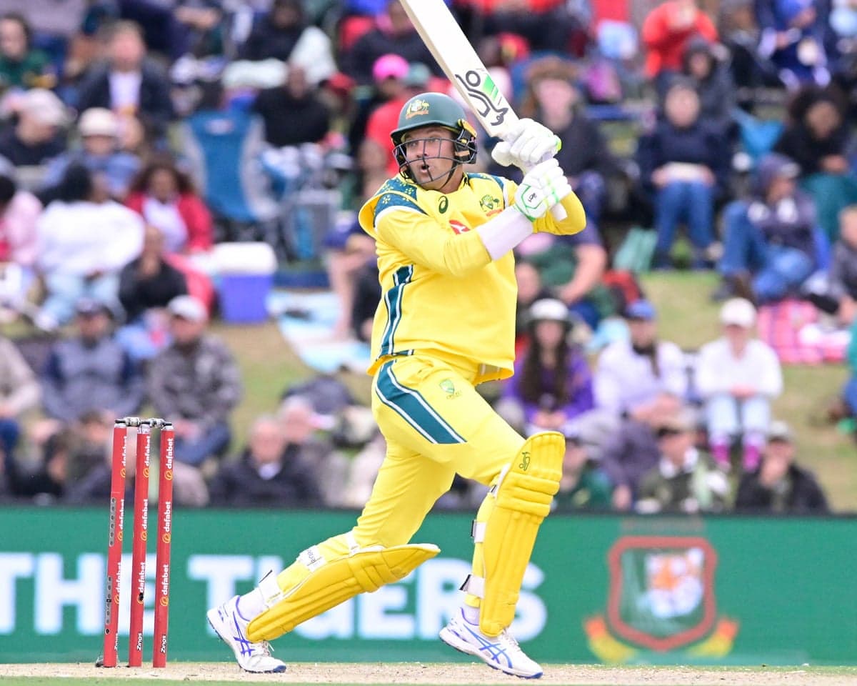 Alex Carey hit a half-century as Australia defeated South Africa by 45 runs (DLS method) in the rain-affected third ODI in Potchefstroom