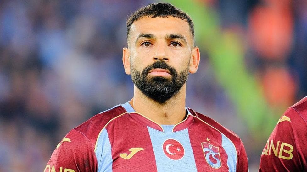 Mohamed Salah in a Trabzonspor shirt