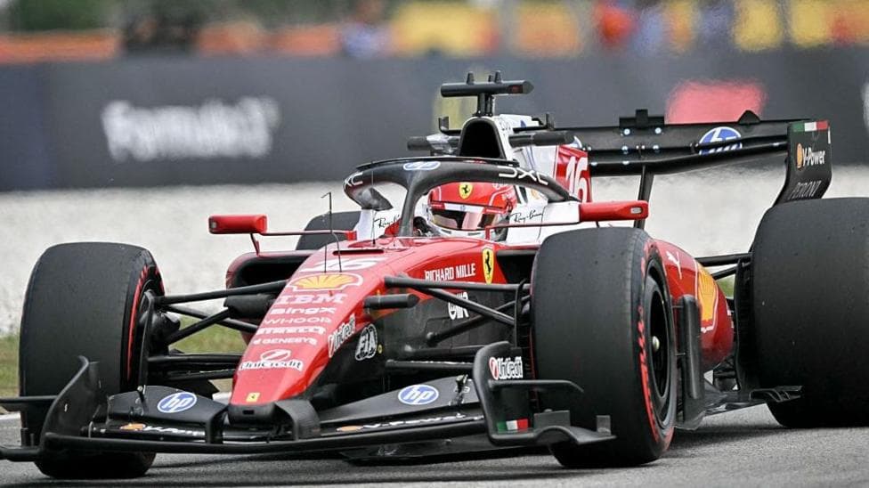 Charles Leclerc at the Bahrain GP in Malaysia practice
