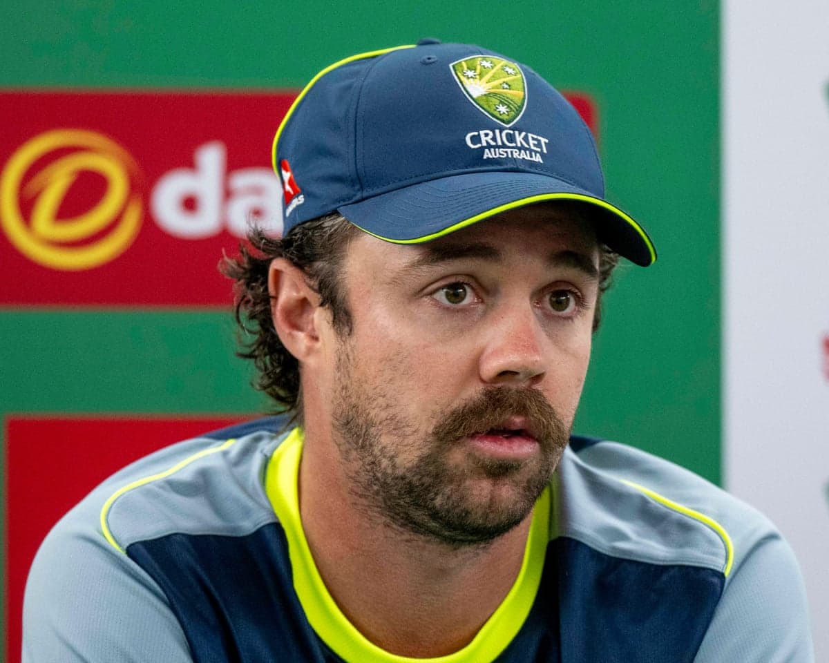 Australia opener Travis Head speaks to media before the Test series in South Africa starting in Durban on Friday