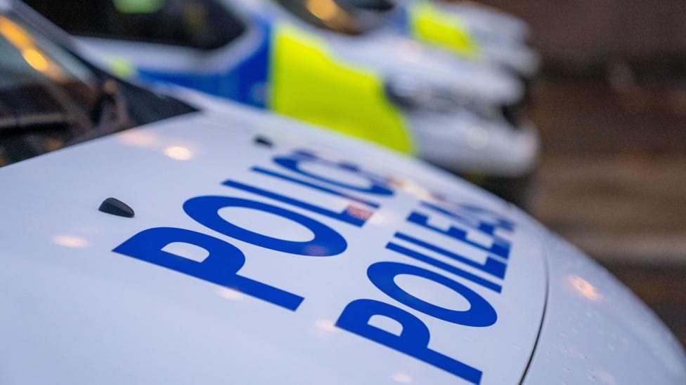 police car bonnet