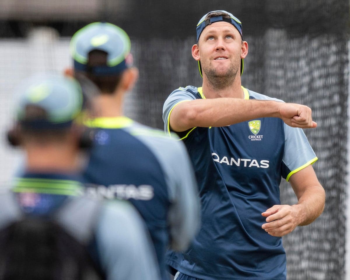 Beau Webster in action during an Australia training session at Kingsmead Stadium
