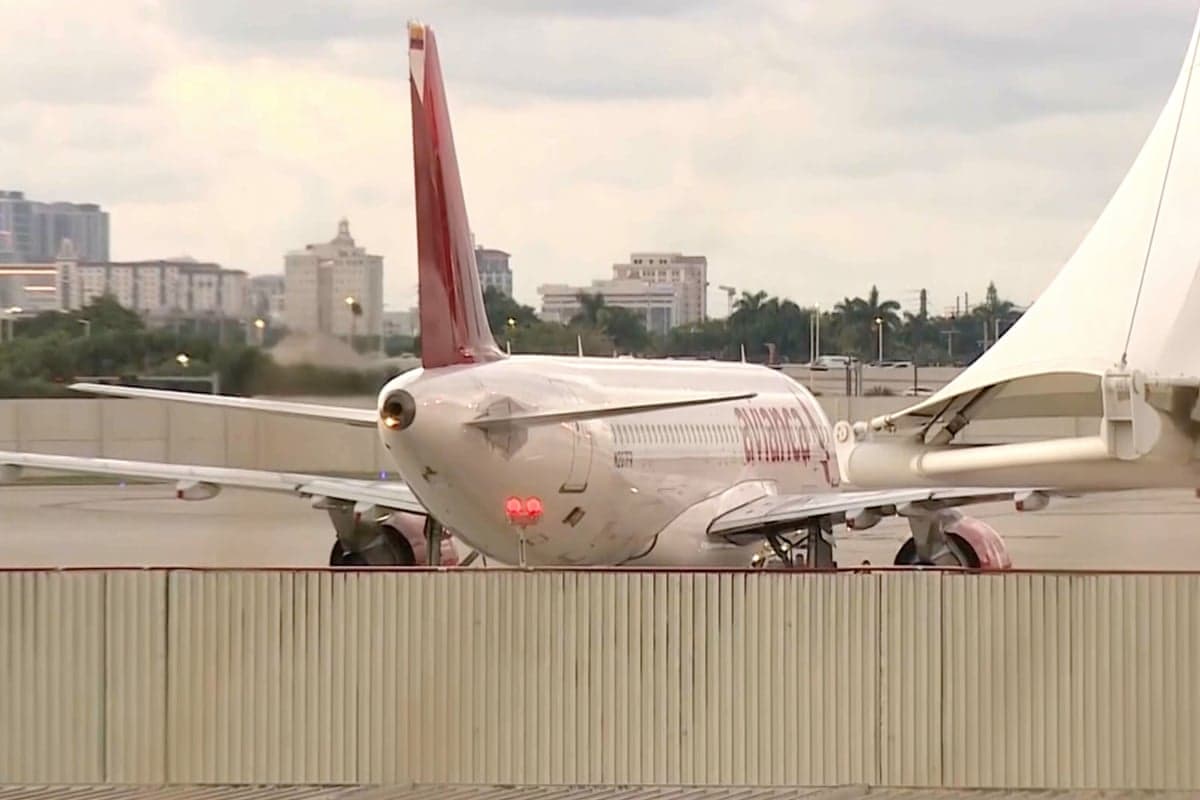 a plane on the tarmac