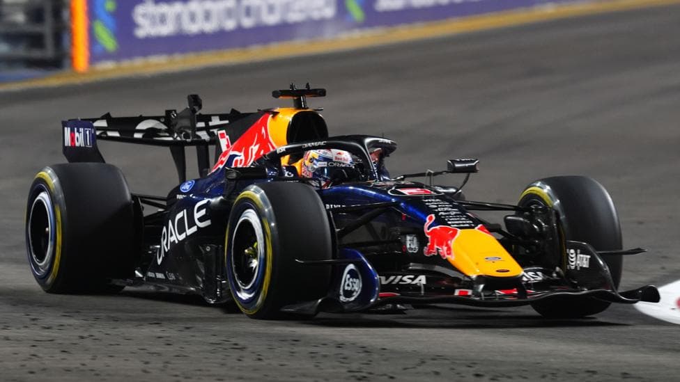 Red Bull's Max Verstappen during the Singapore Grand Prix