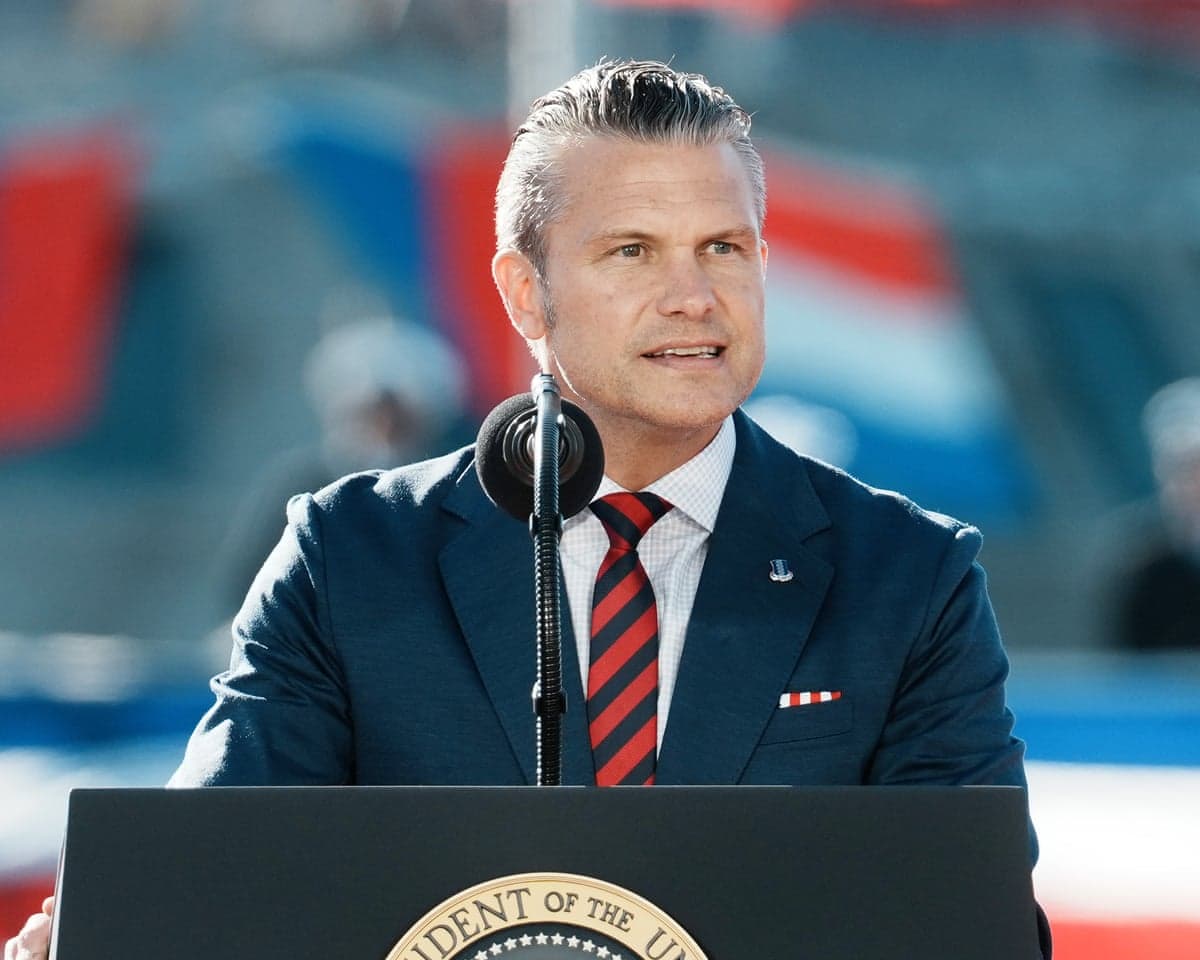 US secretary of defense Pete Hegseth