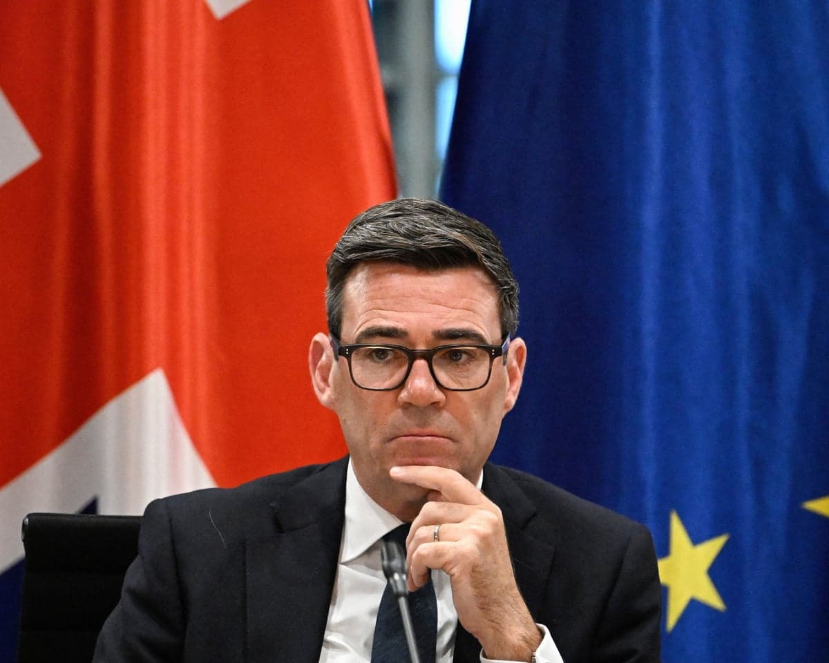 Andy Burnham taking part in a Business forum in Berlin last week