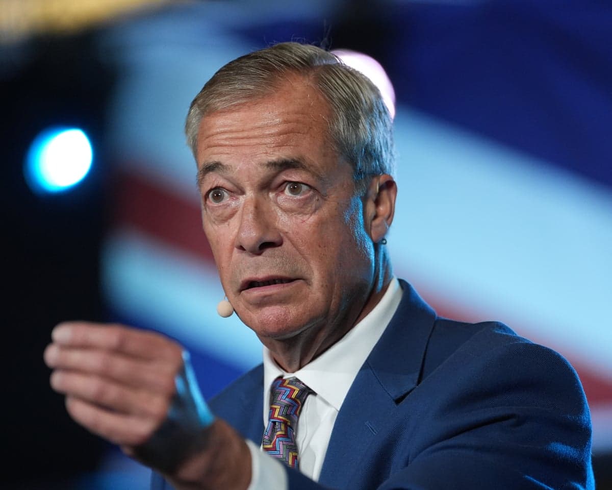 Reform’s leader, Nigel Farage