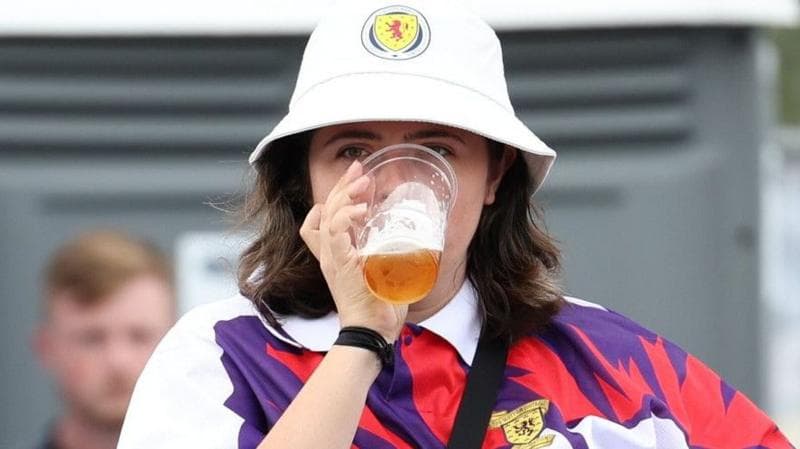 Scotland fans have been able to drink at pre-match fan zones outside Hampden Park in recent years