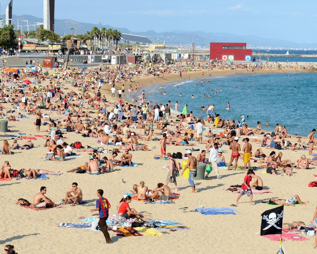 Nova Icaria beach in Barcelona