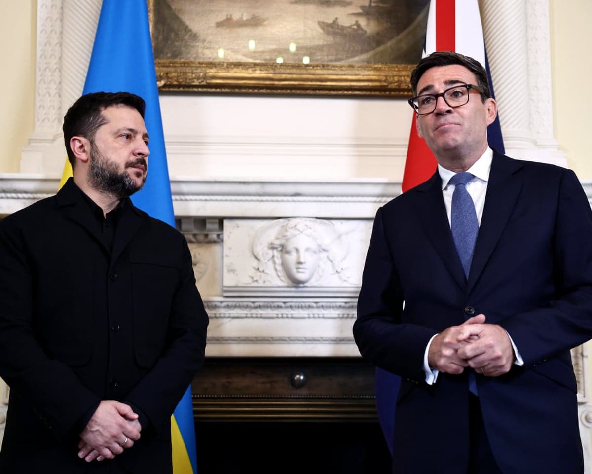 Volodymyr Zelenskyy met Andy Burnham