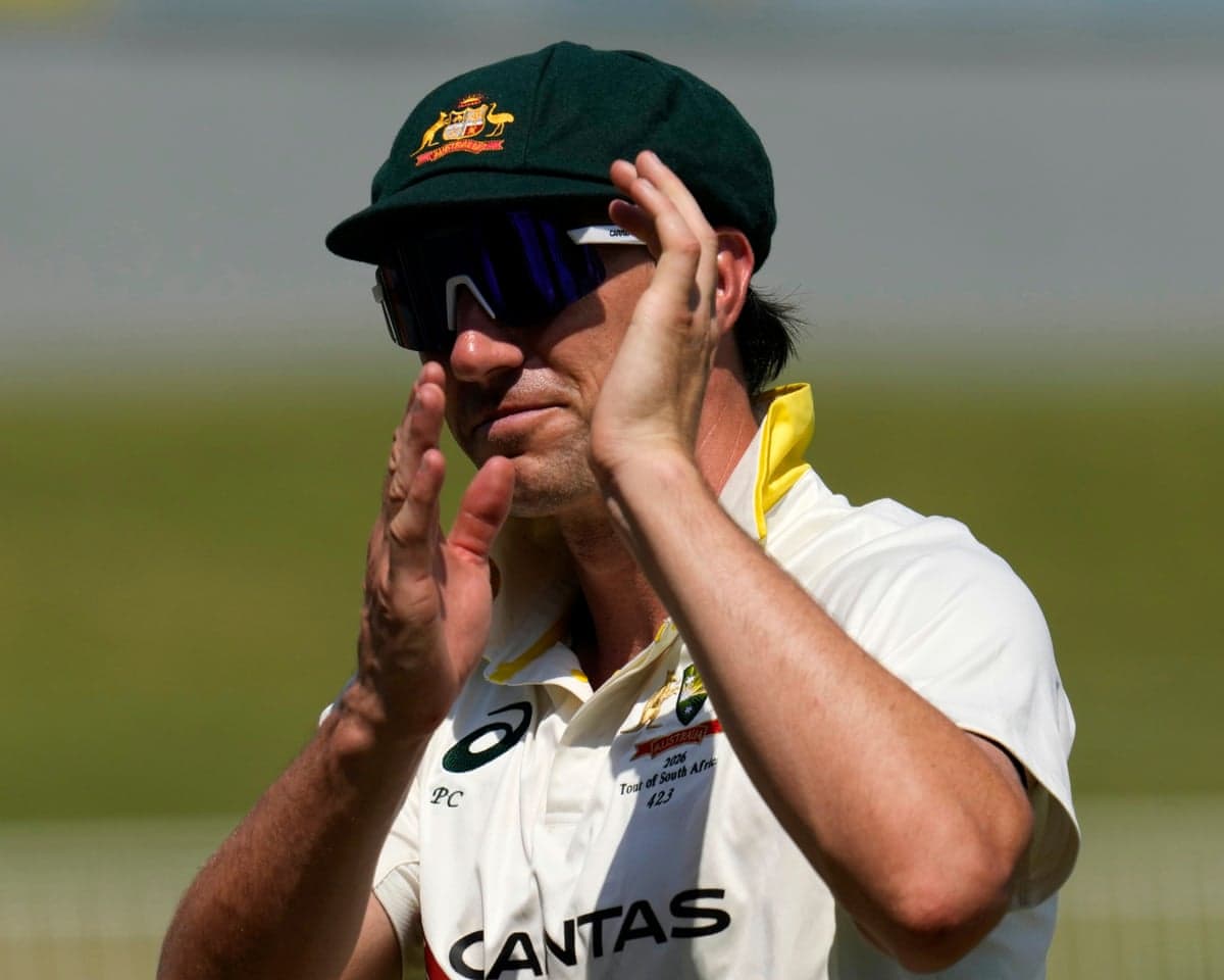 Pat Cummins before South Africa meet Australia on day one of the second Test at St George’s Park in Gqeberha