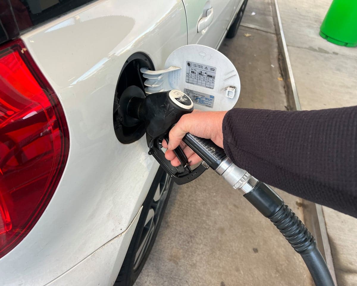 Diesel at an average of over £2 per litre at an Asda filling station and services in Dundee.