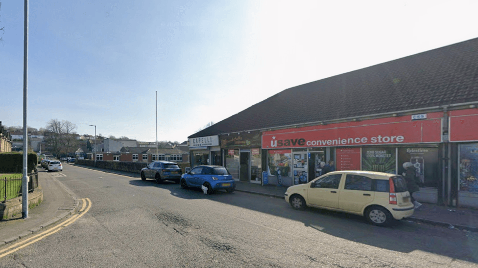 A general view of Kennishead Road in the Thornliebank area of Glasgow.