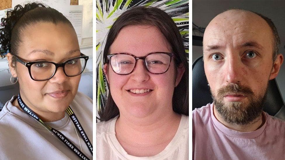 Composite image of (L-R) Chloe Chin-Saad, Emily Nelson and Robert Portlock